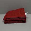 COSY HOMEER 48x20 Inch/30X20 Inch Kitchen Rug Mats Made of 100% Polypropylene 2 Pieces Soft Kitchen Mat Specialized in Anti Slippery and Machine Washable,red (20"x30"+20"x48")