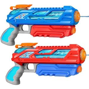 RONSTONE Water Gun for Kids, 2 Packs Squirt Guns Super Water Soaker Blaster Pool Water Guns for Kids Ages 3-5, 4-8, 8-12 Boys and Girls, Summer Toys for Outdoor Swimming Pool Beach