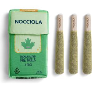 Nocciola 3 Pack Catnip Toys for Cats, Funny Cat Toys Filled with 100% Pure Organic Catnip, Safe Kitten Teething Chew and Kicker Toys, Stress Relieving Fun for Indoor Cats
