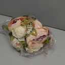 Duovlo Fake Flowers Vintage Artificial Peony Silk Flowers Wedding Home Decoration, Pack of 1 (Light Pink)