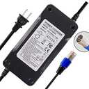 36V Battery Charger 42V 2A with 3-Pin XLR Connector Male for Mini Dirt 650 Battery