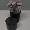 BS-MALL Makeup Brush Set 18 Pcs Professional Foundation Powder Concealers Eyeshadow Blush Synthetic Makeup Brushes with Labeled instruction Black Case Upgraded Version