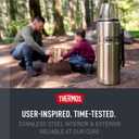 THERMOS Stainless King Vacuum-Insulated Beverage Bottle, 40 Ounce, Rustic Red