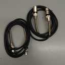 2-Pack DMX Stage Lighting Cable 10FT, 3 Pin XLR Male to Female Cable, Compatible with XLR Microphone Audio Connection, for DJ Moving Head Par Light Mic Mixer, Podcast, 22AWG OFC, 110 Ohms Impedance