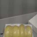 BLOFLO Colored Glass Hydroponic Flower Vase - 7-Inch Milky Yellow Geometric Glass Vase for Modern Home Decor and Office