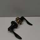 Berlin Modisch Privacy Lever Door Handle [Thumb Turn Lock on The Inside] for Bedroom or Bathroom with a Iron Black Finish, Reversible for Right & Left Side, Classic Series