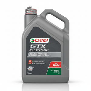 Castrol GTX Full Synthetic 5W-30 Motor Oil, 5 Quarts