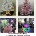 Small Artificial Christmas Tree, 2ft Mini Tabletop Artificial Xmas Tree with Fabric Bag Base for Holiday Dcor, Festive Decorations for Home, Office, Mantel, Party, Gift-White