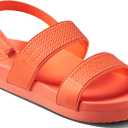 REEF girls Little Water Vista (6 Little Kid, Neon Poppy)