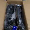 Sweetcrispy Office Computer Desk Chair, Ergonomic High-Back Mesh Rolling Work Chairs with Wheels and Adjustable Headrests, Comfortable Lumbar Support, Comfy Flip-up Arms for Home, Bedroom, Study,Black