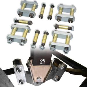 Heavy Duty Trailer Shackle Kit fit for CRE3000 Stock Equaflex 2.25" Shackles, Trailer Shackle Links for Leaf Springs Tandem Axle Truck/Trailers, Shackle Upgrade Kit UO12-016