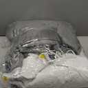 WOOMER Heated Mattress Pad Queen Dual Control - 60"x80" Electric Mattress Pad, 1-10 Heat Settings, 0.5-12H Auto Shut-Off, Removable Velvet Cover, 18" Deep Pocket, ETL Certified, Grey (Gray)