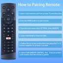 Replacement Voice Remote Control for Altice Optimum Cablevision T4HU1714/36K T4HIU2104/36K