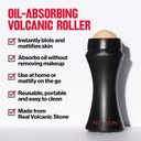 Revlon Face Roller, Oily Skin Control for Makeup, Oil Absorbing, Volcanic Reusable Facial Skincare Tool for At-Home or On-the-Go Mini Massage, 1 Count