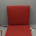 ARDEN Outdoor Midback Chair Cushion, 18 x 16.5, Rain-Proof, Fade Resistant 18 x 16.5, Ruby Red Leala