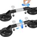 DEWINNER 2PCS Adjustable Granite Seam Setter with Vacuum Suction Cups for Seam Joining and Leveling, Countertop Installation Tool for Granite, Marble, Stone, Slab, and Glass