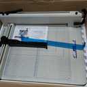 HFS(R) Heavy Duty Guillotine Paper Cutter 400 Sheet Capacity | Solid Steel Construction (A3-17'' paper cutter)