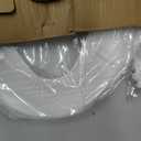 Gerber Elongated Toilet Seat with Cover, Soft Close, No Slam, Quick & Easy Install, Heavy-Duty Plastic, Adjustable Fit for Standard Elongated Toilets, Durable & Fade-Resistant, White G0099213
