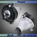Driver OR Passenger Side Fog Lights Fits 2006-2008 Chevy Malibu,2007-2015 Chevy Equinox,2006-2013 impala,2013-2017 Traverse,2013-2019 GMC Acadia,2010-2015 2018-2021 Terrain Replace#10335108