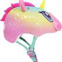 Raskullz Child Unicorn 5+ Helmets, Ages 5-8 With a Head Measurement of 50-54 cm