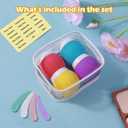 4 x Travel Containers for Toiletries, GLAMFIELDS TSA Approved 1.7oz 50ml Travel Size Silicone Cream Jars BPA Free, Leak-proof Travel Essentials with Lid for Cosmetic Face Hand Body Cream Purple (4 Pack)