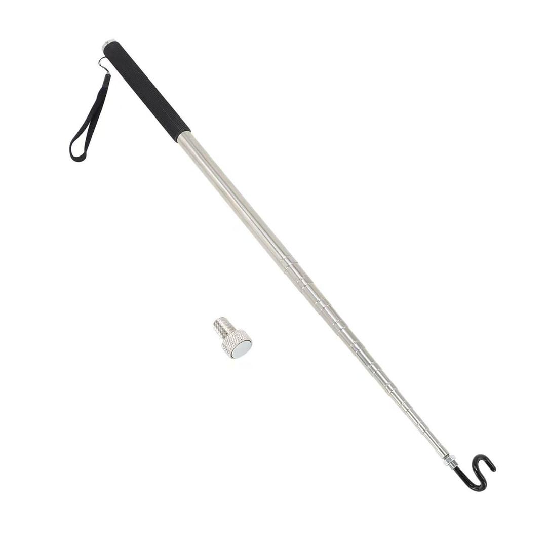 Pickup Grabber Telescopic Magnetic Pickup Tool with Hook Pick-Up Pole Wire Fish Stick Pocket extendable Magnet Pickup Tool 8.86ft