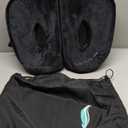 Cushy Tushy Seat Cushion | Premium Foldable Sit Bone Cushion for Pressure Relief, Hip, Hamstrings & Sciatica Comfort | Butt Pillow | Ergonomic Ischial Tuberosity Support for Home, Office & Driving (Black)