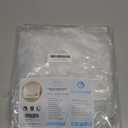 EHZNZIE Crystal Clear Shower Curtain Liner 72x72, PEVA Waterproof Bath Curtain, No Chemical Smell, 3 Weighted Magnets, Durable with Rustproof Metal Grommets