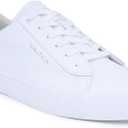 Nautica Men's Casual Shoe, Classic Lace-Up Low Top Loafer, Fashion Sneaker - in Medium & Wide Width Sizes (7.5, Alos White)
