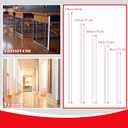 10 Pcs Wall Corner Protector, Clear Self-Adhesive Corner Protectors for Walls for Baby, Furniture, Door, Tables, Cover Sharp Furniture, Easy to Install (59.06'' x 1.18'')