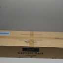 Ulif H50 Extra Large Clothes Rack, Heavy Duty Garment Rack, Freestanding Portable Closet, Clothing Racks for Hanging Clothes, Wardrobe Closet 89.8'' W x 15.8" D x 76.4" H, Max Load 1400 Lbs, Black