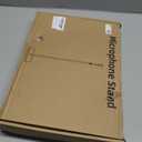 Microphone Stand, Universal Detachable Mic Floor Stand with Compact Weighted Base, Height Adjustable From 22 to 67, 2 Universal Mic Clips for Blue Yeti/Shure SM7B/Samson Q2U and More