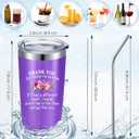 Geiserailie Christmas Aunt Gifts, Aunt Gifts, Aunt Ever Tumbler, Funny Birthday Gifts for Aunt, Presents for Aunt from Niece Nephew Sister, 20 oz Insulated Tumbler (Purple)