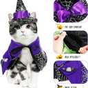 BESPORTBLE 1 Set Halloween Cat Costume Cat Cloak Hat Dog Halloween Costume Costumes for s Puppy Pet