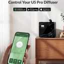 2026 Upgraded 3500 Sq.Ft HVAC Scent Diffuser for Home, Smart Whole House Scent System with App & Remote Control, Hotel Collection Waterless Diffuser for Large Room, Cold Air Tech, 600mL, Marble Black