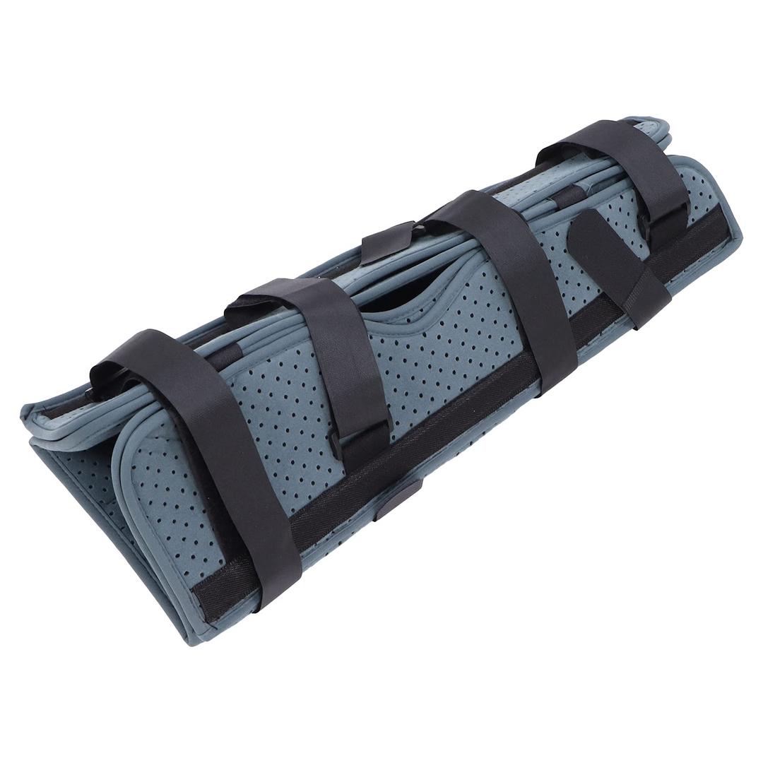 Adjustable Knee Immobilizer, Joint Pain Relief Breathable Knee Splint Leg Support Brace For Various Injuries And Postoperative Recovery, Convenient And Practical (Size M)