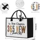 Christmas Tote Bag for Women Canvas Bags for Her Christmas (New Chapters)