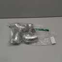 X AUTOHAUX 4pcs OD 2 Inch 90 Degree Mandrel Bend Elbow SS304 Stainless Steel Bend Tube Exhaust Elbow Pipe for Car Modified Exhaust System 2" Piping Silver Tone