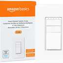 Amazon Basics Smart Dimmer Switch, 3-Way, Works with Alexa Only, 2.4 GHz Wi-Fi, No Hub Required, White