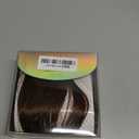 Clip in Bangs Real Human Hair,Dark Brown Bangs Hair Clip on Fake Bangs with Temples for Women Daily Wear(Dark Brown)