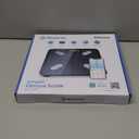 Etekcity Smart Scale for Body Weight, FSA&HSA Eligible, Bathroom Digital Weighing Scale with BMI, Body Fat, Muscle Mass, Accurate Bluetooth Home User Health Equipment Sync Apps, LED, Tempered glass (11 x 11 inches, Black)