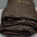 ColourTree 8' x 14' Brown Sun Shade Sail Rectangle Canopy Fabric Cloth Screen, Water Permeable & UV Block UPF50, Heavy Duty, Carport Patio Outdoor - (We Customize Size)