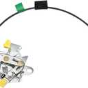 HHCSOP Rear Right Passenger Side Door Lower Lock Latch & Cable Replacement for 1997 1998 1999 2000 2001 2002 2003 2004 Ford F150 F250 HD Super Duty Lobo Heritage Extended Cab Pickup, 6L3Z-18264A00-C