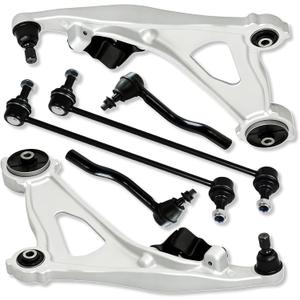 6PCS Front Lower Control Arm Sway Bar End Link Tie Rod Fit for Infiniti 2013 JX35, 2014 2015 2016 2017-2019 QX60, for Nissan 13-19 Pathfinder K623063 K623064 K750094 K750095 ES801265 ES801266