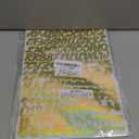 1730 Alphabet Letter Stickers, 10 Sheets Self Adhesive Monogram Stickers Upgraded Cute Handwriting Letter Vinyl Stickers for DIY Crafts Art Making Cards Notebook Decor (Glitter Gold)