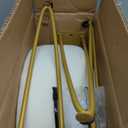 LUE BONA Vanity Stool, White Vanity Stools for Makeup Room, Round Ottoman Foot Stool, Velvet Footrest Vanity Chair for Bathroom Vanity, Bedroom, Living Room, Entryway, Offices (Beige)