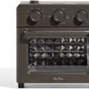 Our Place Wonder Oven | 6-in-1 Air Fryer & Toaster Oven with Steam Infusion | Compact, Countertop Friendly, Fast Preheat, Multifunctional | Air Fry, Toast, Roast, Bake, Reheat & Broil | Char (12.7 Quarts)