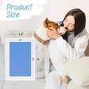 Tubuui Paw Print Kit for Dogs Cats,Inkless Baby Hand and Footprint Kit, Dog Nose Print Kit,Clean Touch Ink Pad Kit,No Mess Newborn Baby Footprint Kit, Pet Paw Print Kit for Family Keepsake (Large (Pack of 2), Blue)