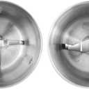 Secura Electric Coffee and Spice Grinder Replacement Parts Stainless Steel Removable Bowl Set for Model SP-7412, 2 Electric Blade Grinder Bowls (NOT Compatible with Glass Lid)