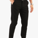 Mens Slim Fit Pants - Stretch Cotton Chinos Pants - Casual Golf Business Skinny Dress Pants for Men ,Size Medium